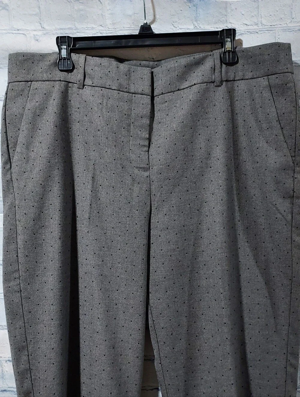 Chico's Fabulously Slimming Gray Pants Size 3 Office Career Wear